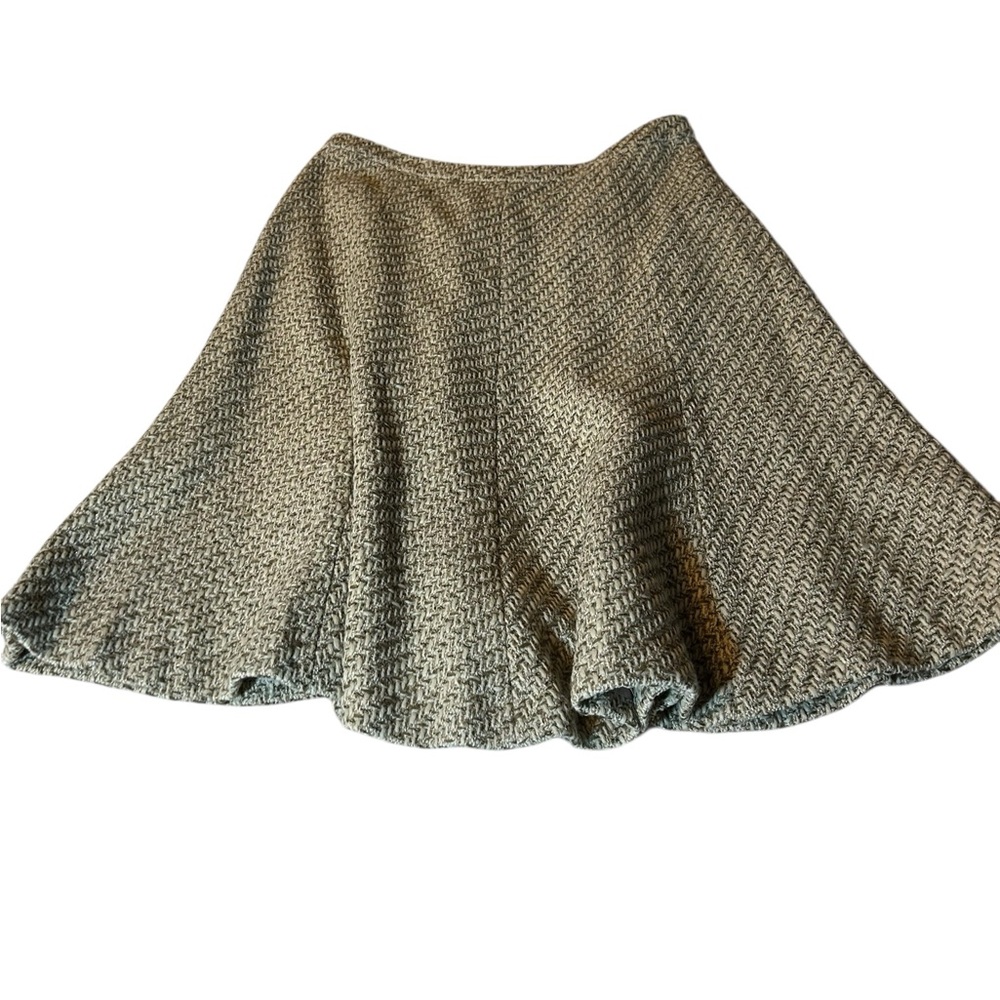 Jones New York Wool Blend Tweed A-Line Skirt